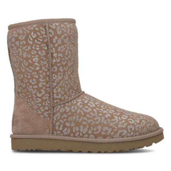 UGG WOMEN'S CLASSIC SHORT SNOW LEOPARD - Picture 3 of 5